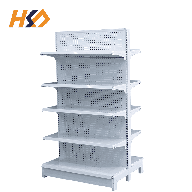 Advertising Pharmacy Gondola Display Shelves