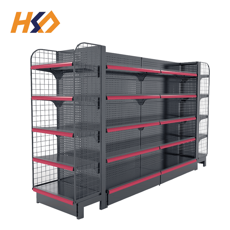 Convenience Store Perforated Snack Racks