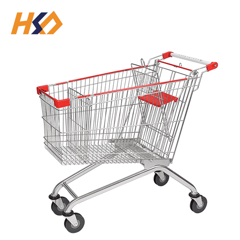 European Style Retail Store Large Shopping Carts
