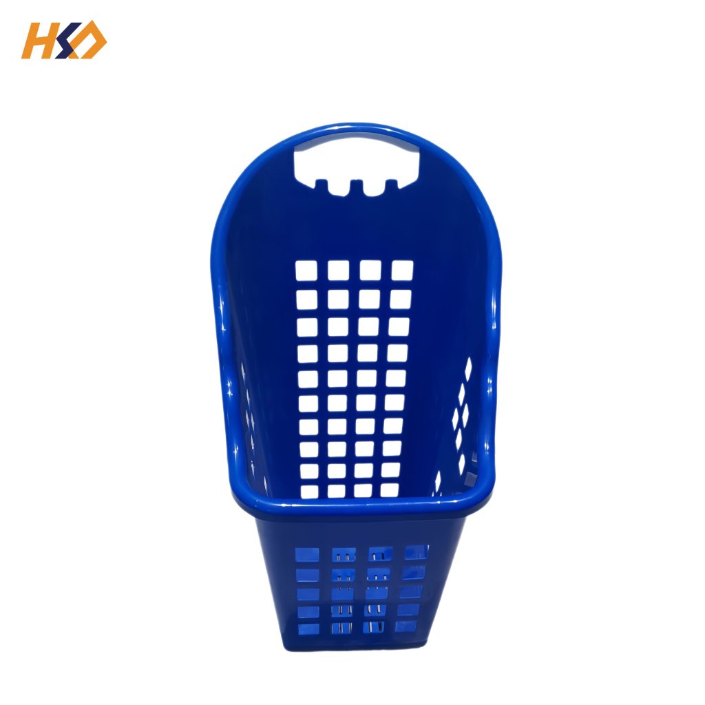 New Blue High Back Shopping Basket
