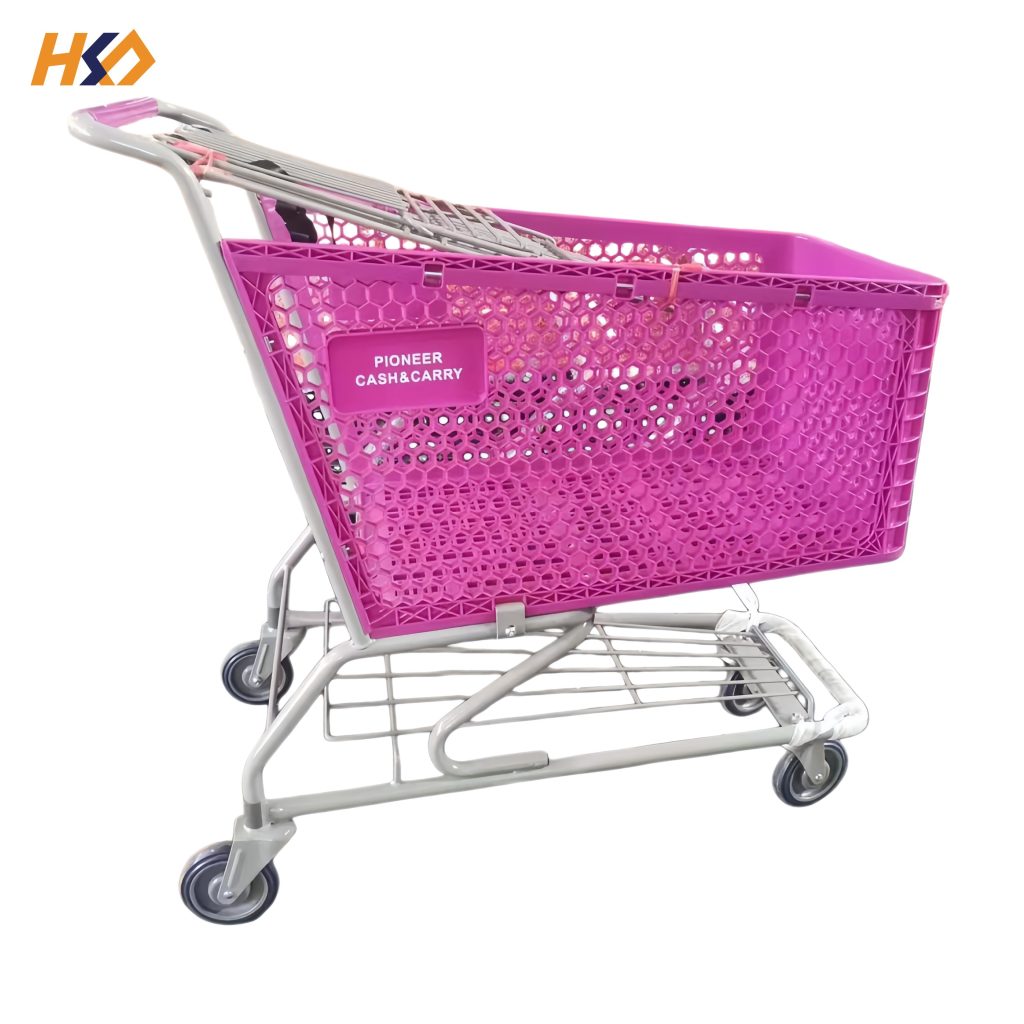 Half Plastic Supermarket Shopping Cart