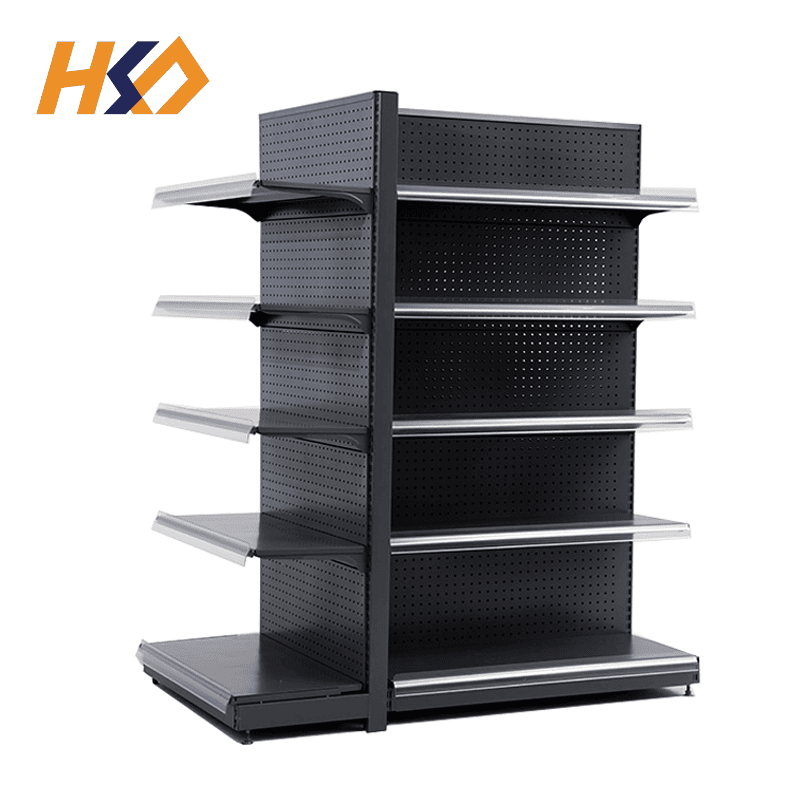 Double Side Detachable Supermaket Gondola Shelf