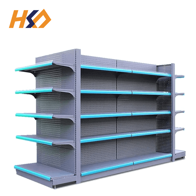 Supermarket Gondola Display Rack