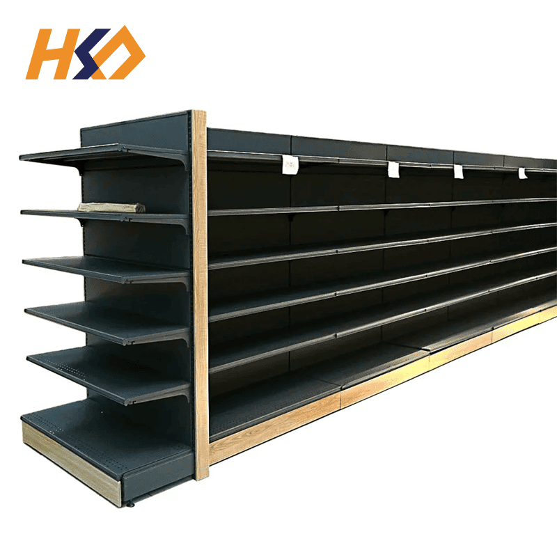 Heavy Duty Steel Supermarket Gondolas Display Shelf