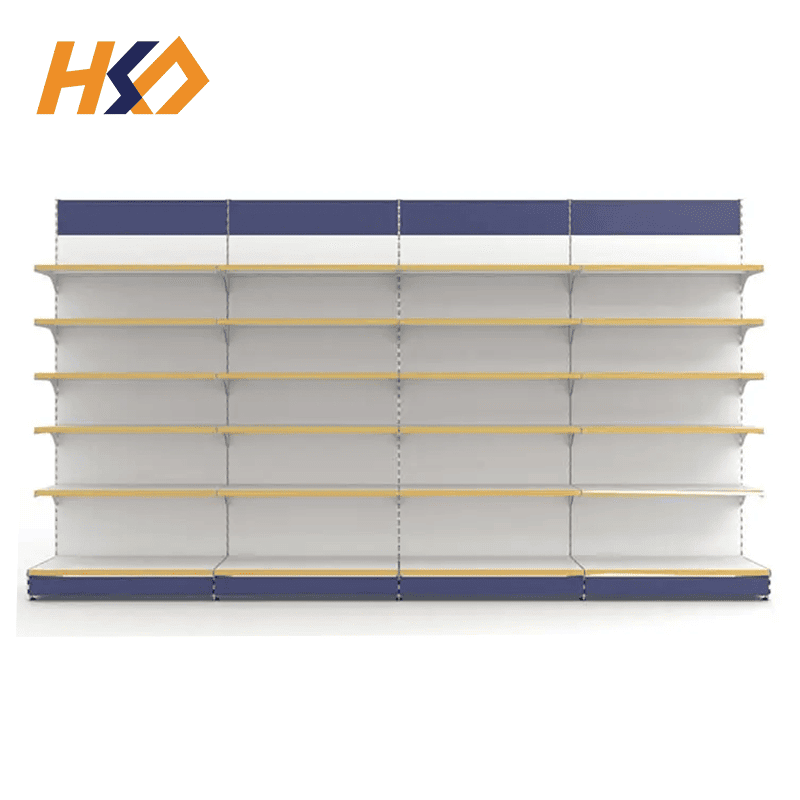 Single-Side Supermarket Snack Display Shelf