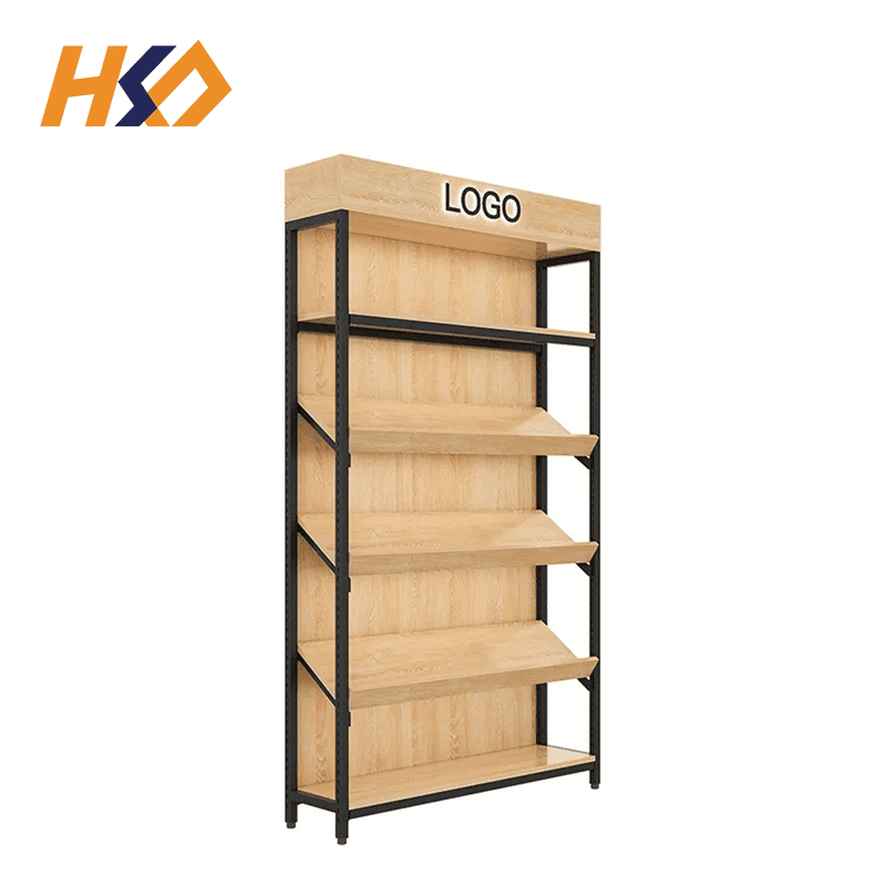 Wooden Supermarket Universal Retail Shelf